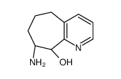 (8R,9S)-8-amino-6,7,8,9-tetrahydro-5H-cyclohepta[b]pyridin-9-ol结构式