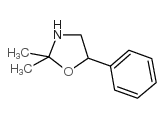Oxazolidine, 2,2-dimethyl-5-phenyl-结构式