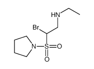 2-bromo-N-ethyl-2-pyrrolidin-1-ylsulfonylethanamine结构式