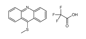 9-methylsulfanylacridine,2,2,2-trifluoroacetic acid Structure