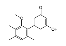 3-hydroxy-5-(2-methoxy-3,4,6-trimethylphenyl)cyclohex-2-en-1-one Structure