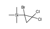 (1-bromo-2,2-dichlorocyclopropyl)-trimethylsilane结构式