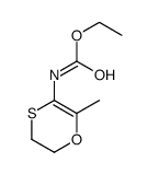 ethyl N-(6-methyl-2,3-dihydro-1,4-oxathiin-5-yl)carbamate结构式