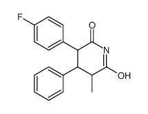 3-(4-fluorophenyl)-5-methyl-4-phenylpiperidine-2,6-dione结构式