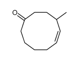 4-methylcyclodec-5-en-1-one结构式