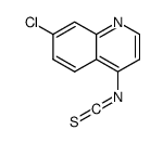 7-氯-4-异硫代氰酰基喹啉结构式