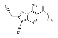 7-氨基-3-氰基-2-(氰基甲基)-吡唑并[1,5-a]嘧啶-6-羧酸甲酯图片