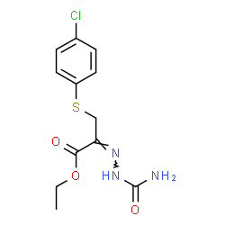 ETHYL 2-[2-(AMINOCARBONYL)HYDRAZONO]-3-[(4-CHLOROPHENYL)SULFANYL]PROPANOATE picture