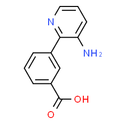 3-(3-AMINO-PYRIDIN-2-YL)-BENZOIC ACID Structure