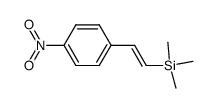 Trimethyl-[(E)-2-(4-nitro-phenyl)-vinyl]-silane结构式