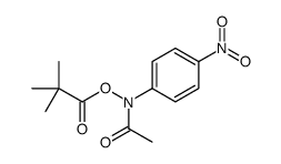 (N-acetyl-4-nitroanilino) 2,2-dimethylpropanoate Structure