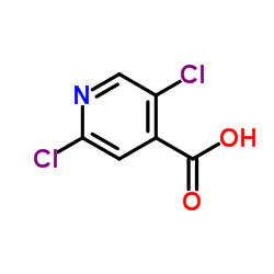 2,5-Dichloroisonicotinic acid structure