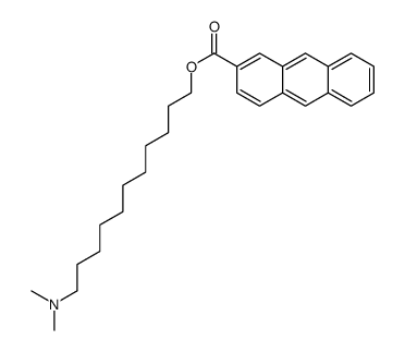 11-(dimethylamino)undecyl anthracene-2-carboxylate Structure