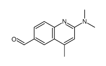 2-(dimethylamino)-4-methylquinoline-6-carbaldehyde结构式