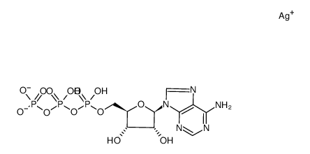 Adenosine-5'-triphosphate silver salt结构式