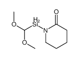 1-(dimethoxymethylsilyl)piperidin-2-one Structure