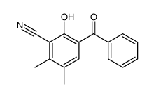 3-benzoyl-2-hydroxy-5,6-dimethylbenzonitrile结构式