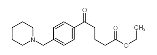 ETHYL 5-OXO-5-[4-(PIPERIDINOMETHYL)PHENYL]VALERATE图片