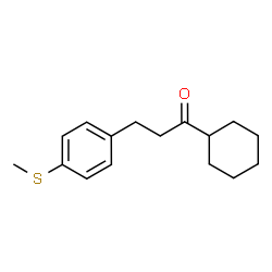 CYCLOHEXYL 2-(4-THIOMETHYLPHENYL)ETHYL KETONE Structure