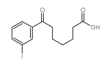 7-(3-iodophenyl)-7-oxoheptanoic acid Structure