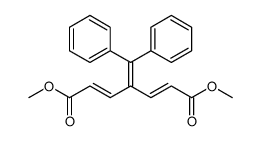 dimethyl 4-benzhydrylidenehepta-2,5-dienedioate Structure