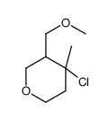 4-chloro-3-(methoxymethyl)-4-methyloxane Structure