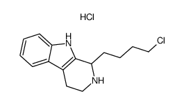 1-(δ-chlorobutyl)-1,2,3,4-tetrahydro-β-carboline hydrochloride Structure