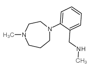 N-methyl-1-[2-(4-methyl-1,4-diazepan-1-yl)phenyl]methanamine Structure