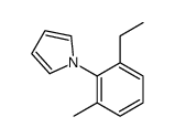 1-(2-ethyl-6-methylphenyl)pyrrole结构式