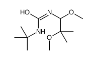 1-tert-butyl-3-(1,2-dimethoxy-2-methylpropyl)urea Structure