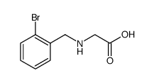 Glycine, N-[(2-bromophenyl)methyl] Structure