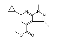 1H-Pyrazolo[3,4-b]pyridine-4-carboxylic acid, 6-cyclopropyl-1,3-dimethyl-, methyl ester图片