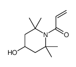 1-(4-hydroxy-2,2,6,6-tetramethylpiperidin-1-yl)prop-2-en-1-one Structure