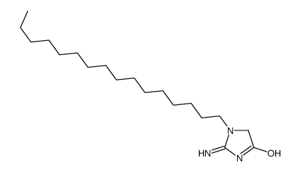 2-amino-1-hexadecyl-1,5-dihydro-4H-imidazol-4-one结构式