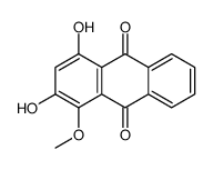 Purpurin-1-methyl ether结构式