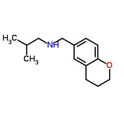 N-(3,4-Dihydro-2H-chromen-6-ylmethyl)-2-methyl-1-propanamine结构式