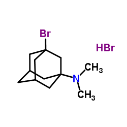 3-Bromo-N,N-dimethyl-1-adamantanamine hydrobromide (1:1)结构式