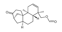 18-formyloxy-17-noraphidicol-2-en-16-one Structure