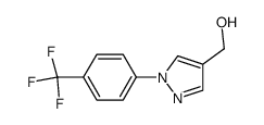 {1-[4-(trifluoromethyl)phenyl]-1H-pyrazol-4-yl}methanol结构式