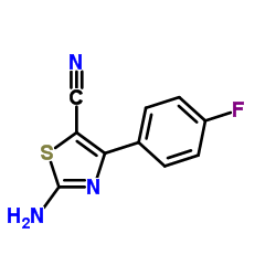 2-Amino-4-(4-fluorophenyl)thiazole-5-carbonitrile picture