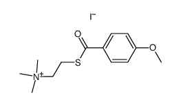 4-methoxybenzoylthiocholine iodide结构式