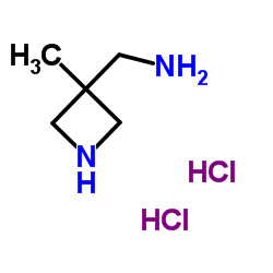 (3-methylazetidin-3-yl)Methanamine,dihydrochloride Structure