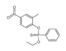 ethoxy-(2-methyl-4-nitrophenoxy)-phenyl-sulfanylidene-λ5-phosphane结构式