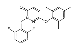 2-(2,6-difluorobenzyl)-6-(mesityloxy)pyridazin-3(2H)-one Structure