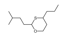 2-(3-methylbutyl)-4-propyl-1,3-oxathiane结构式