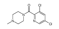 (3,5-dichloropyridin-2-yl)-(4-methylpiperazin-1-yl)methanone Structure