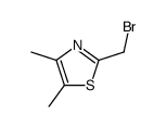 2-bromomethyl-4,5-dimethyl-thiazole Structure
