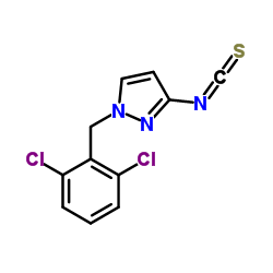 1-(2,6-DICHLORO-BENZYL)-3-ISOTHIOCYANATO-1H-PYRAZOLE structure