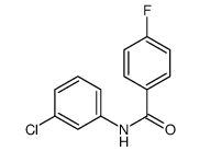 N-(3-Chlorophenyl)-4-fluorobenzamide Structure