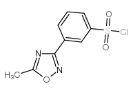 3-(5-甲基-1,2,4-噁二唑-3-基)苯磺酰氯结构式